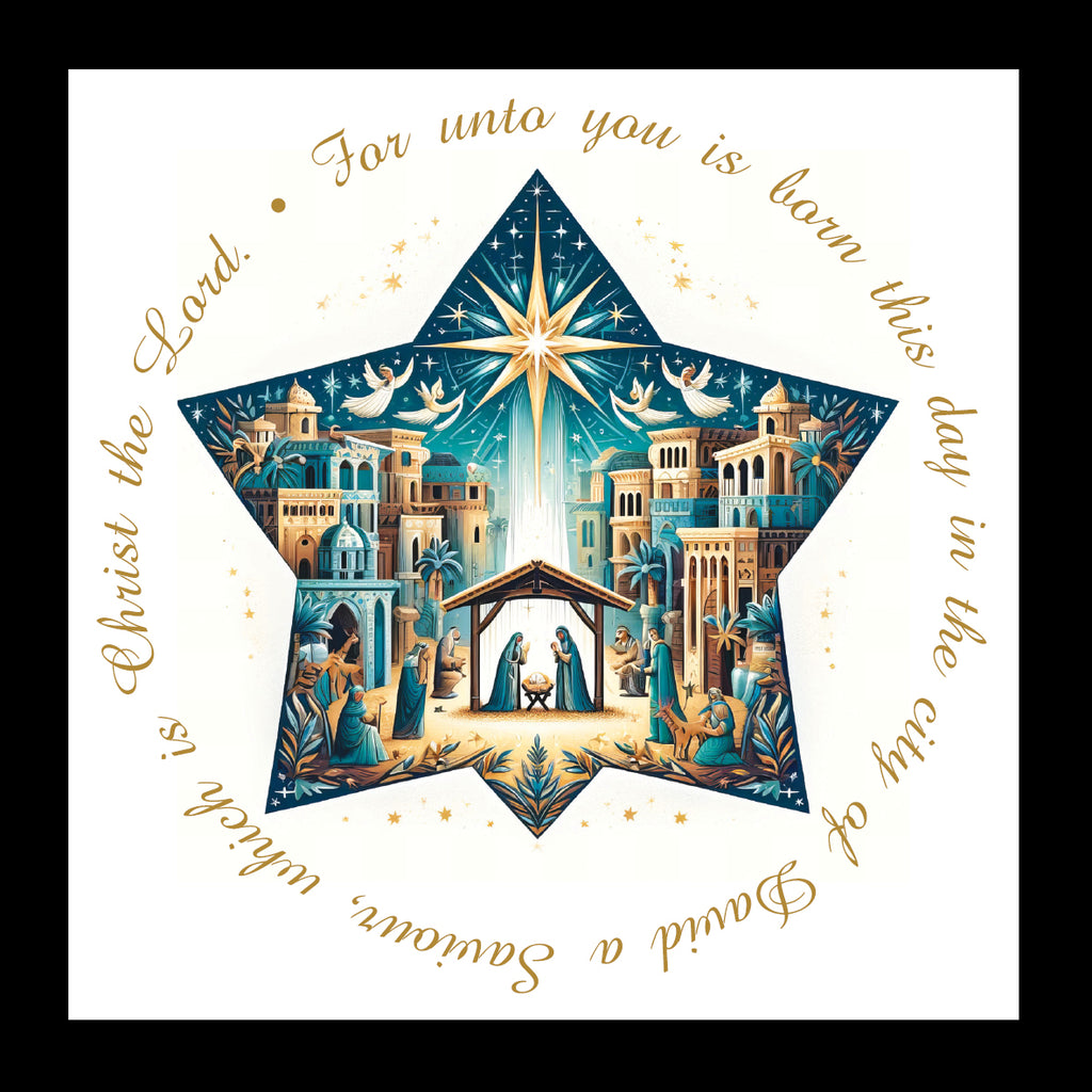 For unto you... - Pack of 5 cards - Ref: kk36c