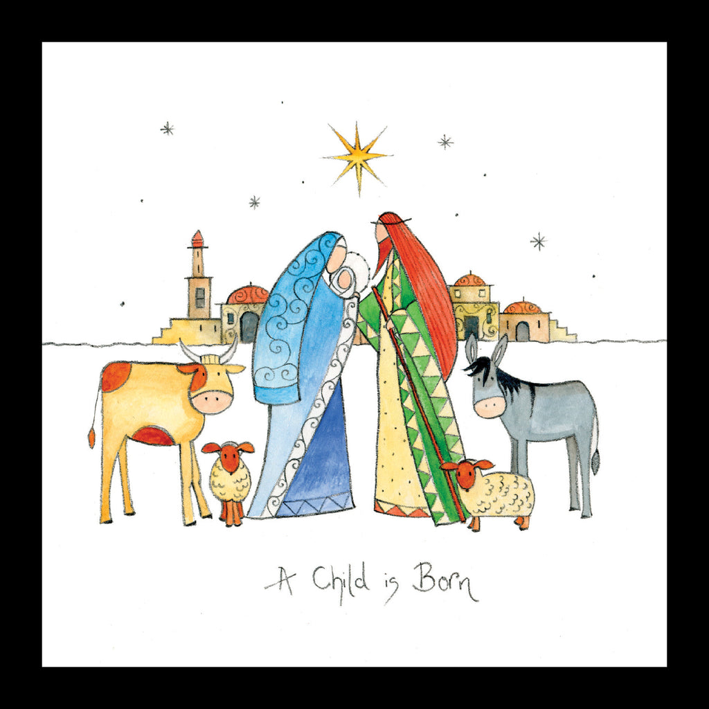 A Child is Born - Pack of 5 cards - Ref: kf19c