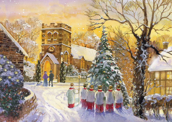 The Village Choir - Pack of 5 cards - Ref: kf20b