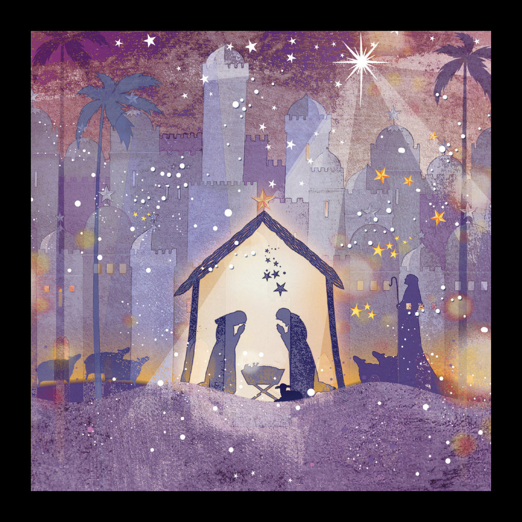 Star over the Manger - Pack of 5 cards - Ref: kf28c