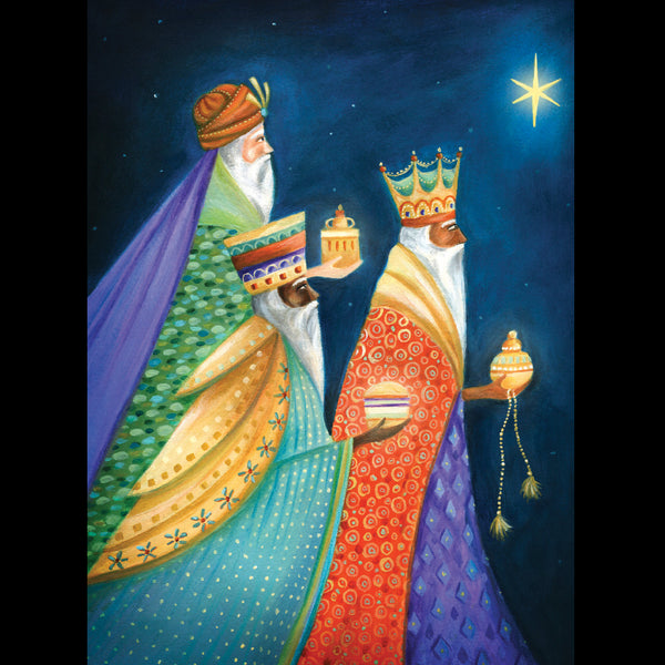 Kings Bearing Gifts - Pack of 5 cards - Ref: kf32e