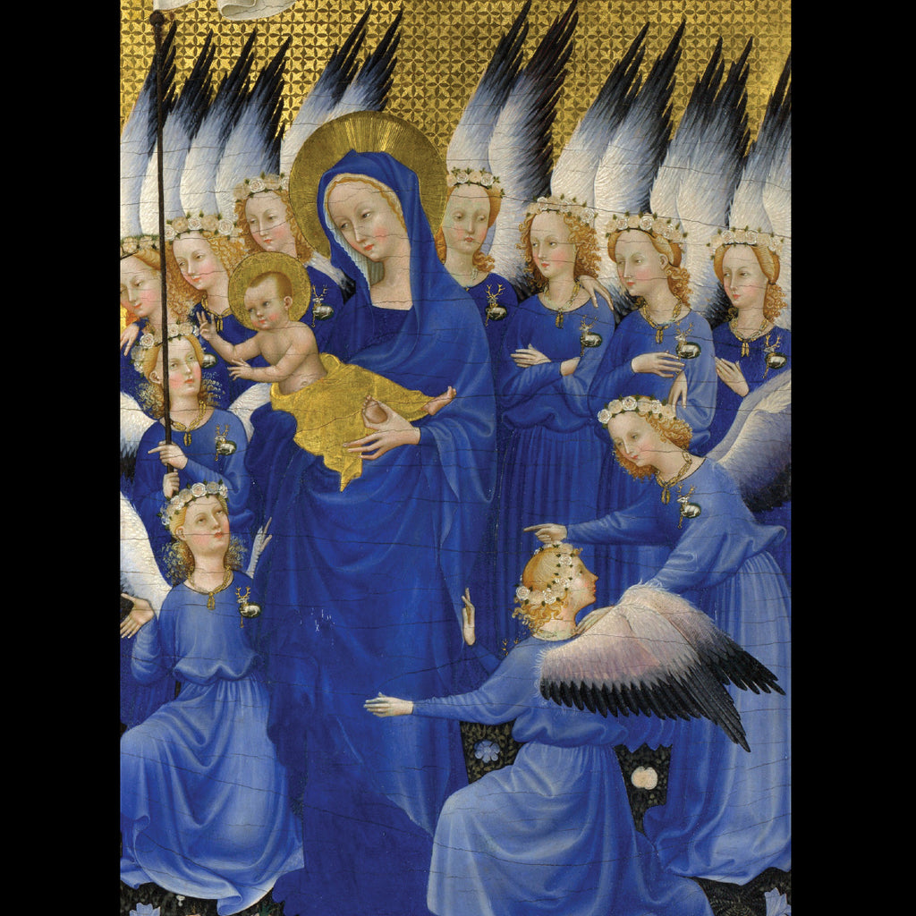 Virgin and Child with Angels - Pack of 5 cards - Ref: kg52e