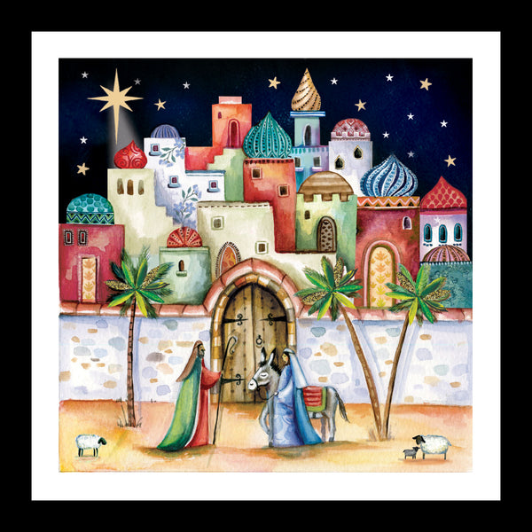 Reaching Bethlehem - Pack of 5 cards - Ref: kh51c