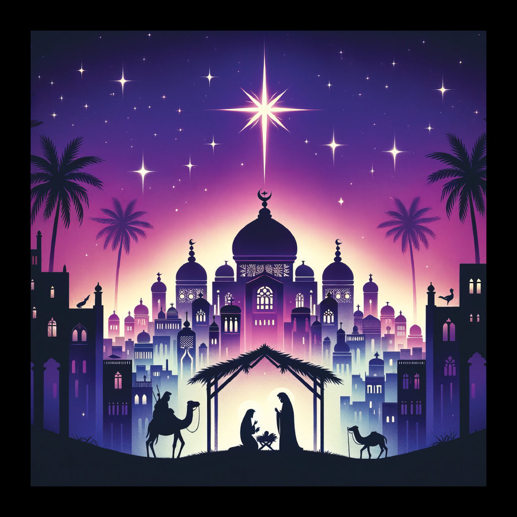 Star over Bethlehem - Pack of 5 cards - Ref: kj02c