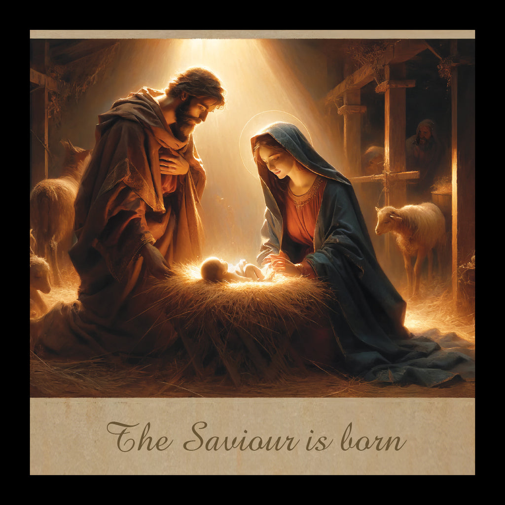 The Saviour is Born - Pack of 5 cards - Ref: kj37c