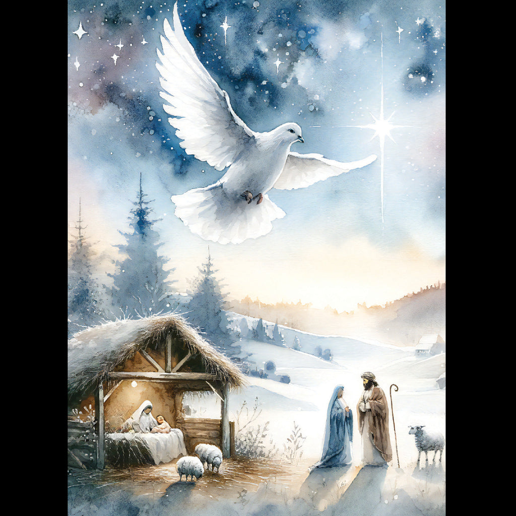 Peaceful Dove - Pack of 5 cards - Ref: kj48e