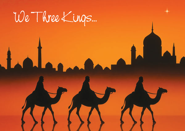 We Three Kings - Pack of 5 cards - Ref: kl06b