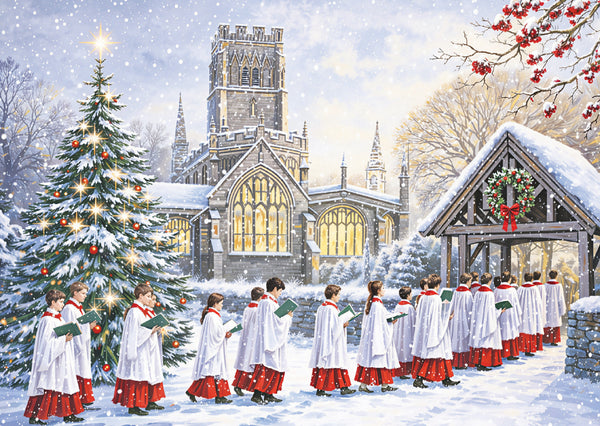 Evening Choir - Pack of 5 cards - Ref: kl20b