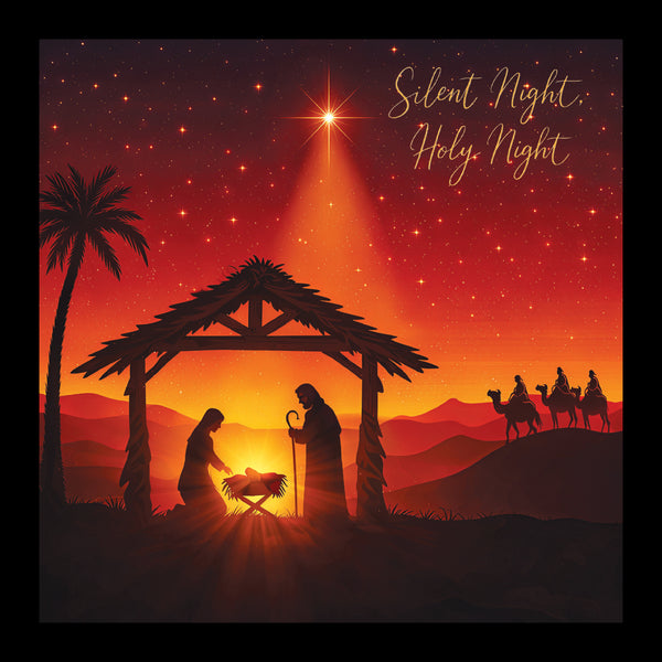 Silent Night - Pack of 5 cards - Ref: kl53c