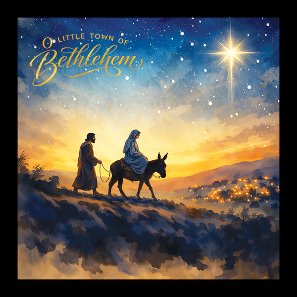 The Journey to Bethlehem - Pack of 5 cards - Ref: kl60c